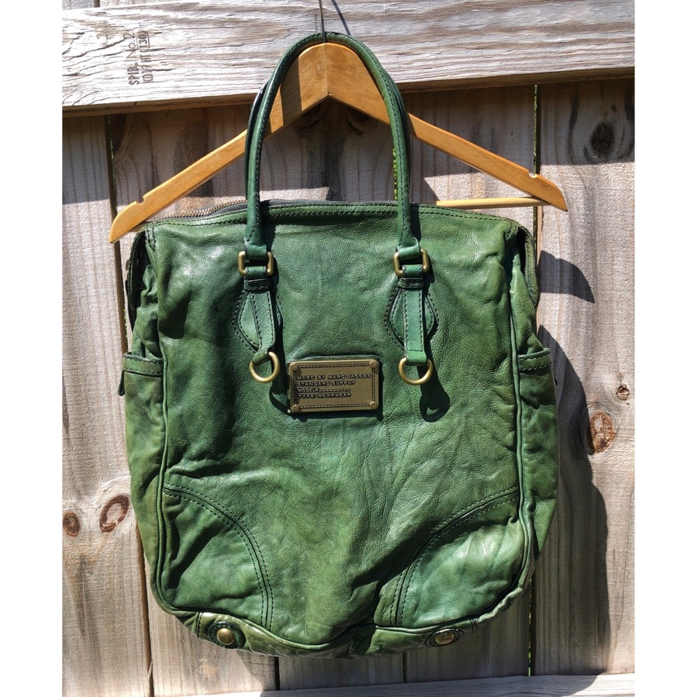 Marc by Marc Jacobs Large 2000’s Green Leather Bag